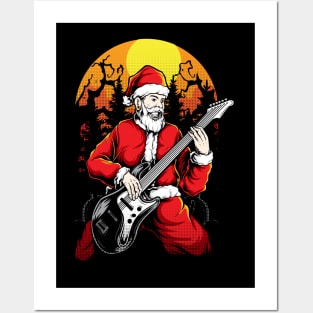 Rocker Santa Posters and Art